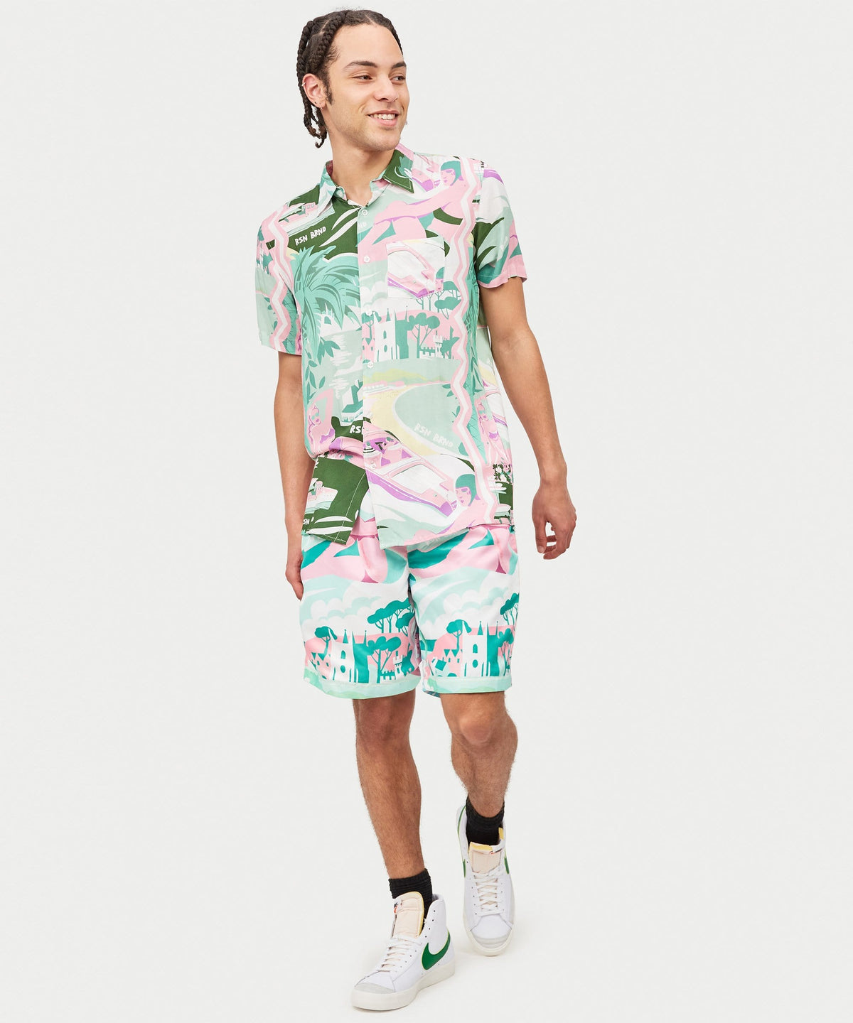 Reason Clothing Featured | Sail Shirt Shorts Set