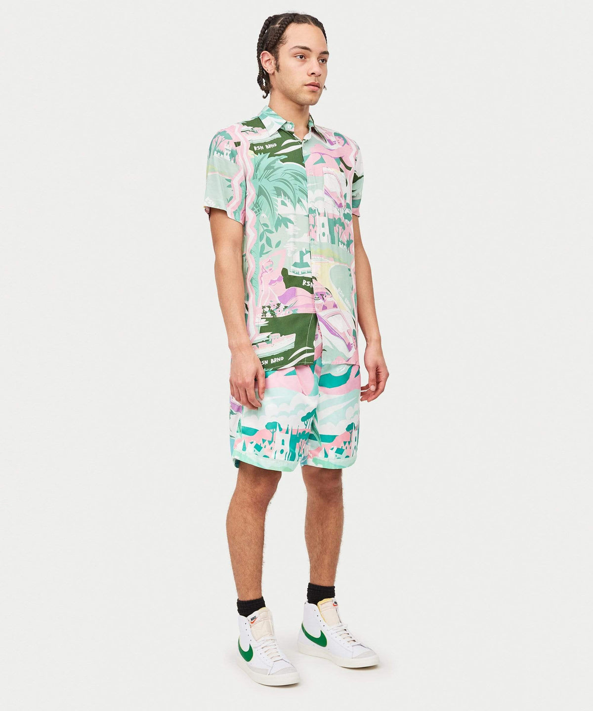 Reason Clothing Featured | Sail Shirt Shorts Set