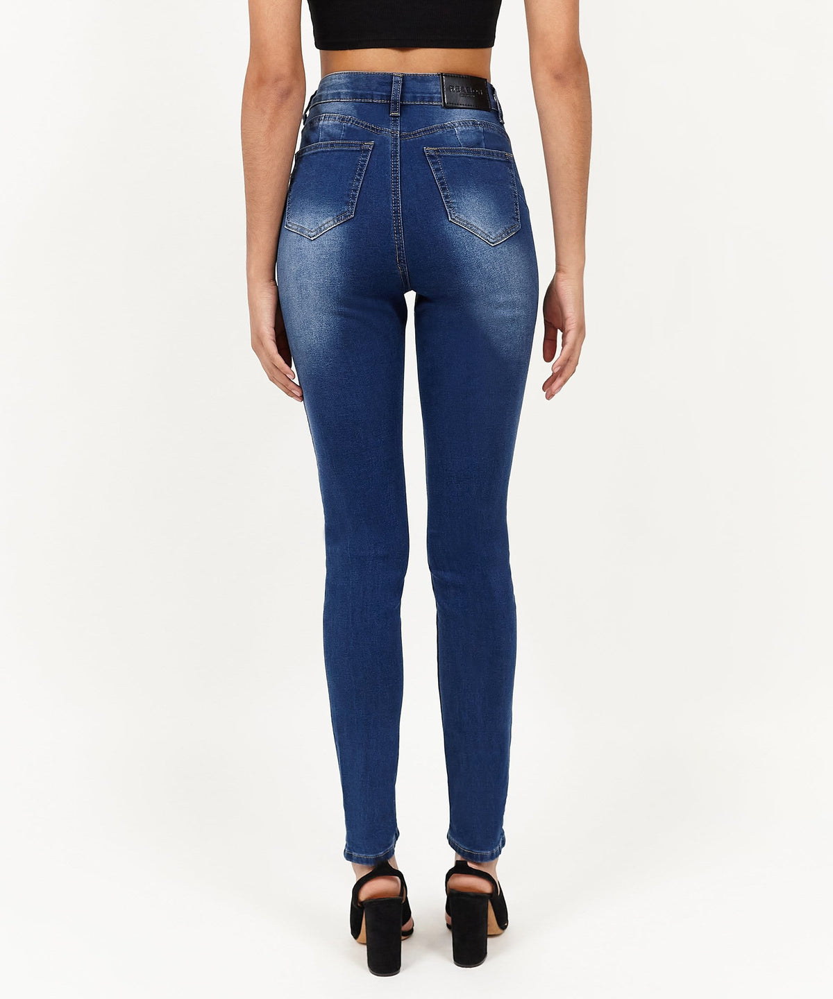 Reason Clothing Classic | Womens Avas Medium Wash Ripped Jeans