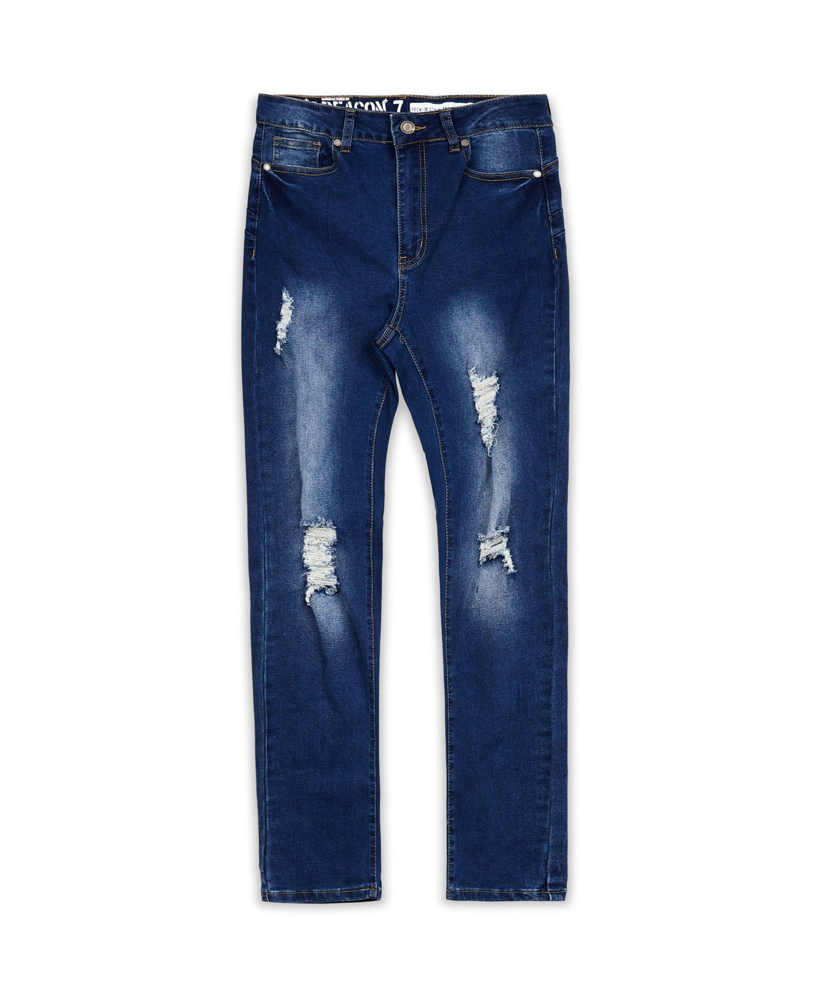 Reason Clothing Classic | Womens Avas Medium Wash Ripped Jeans
