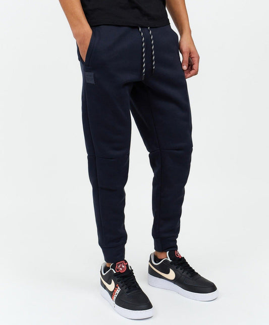 Reason Clothing Premium | Jeff Slim Fit Navy Jogger With Side Zip Pocket