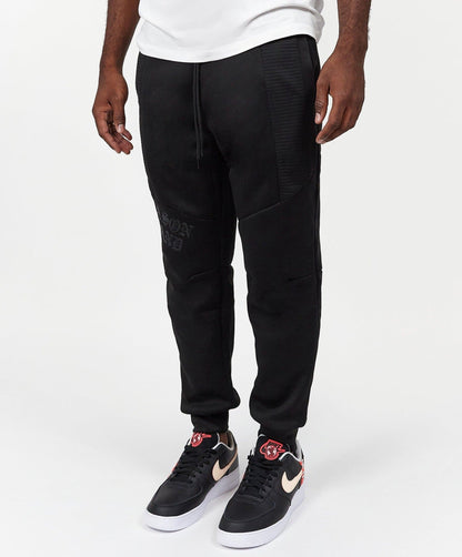 Reason Clothing Customer Favorite | Justin Moto Cuffed Slim Fit Black Jogger