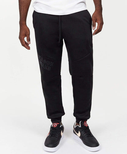 Reason Clothing Customer Favorite | Justin Moto Cuffed Slim Fit Black Jogger