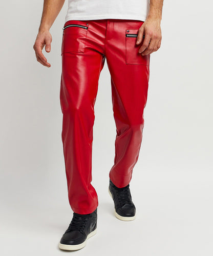 Reason Clothing Sale | Tommy Leather Flare Denim
