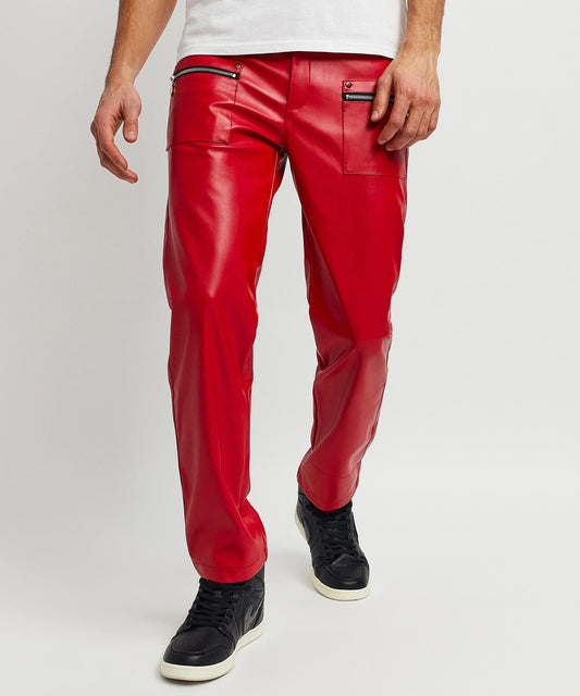 Reason Clothing Sale | Tommy Leather Flare Denim