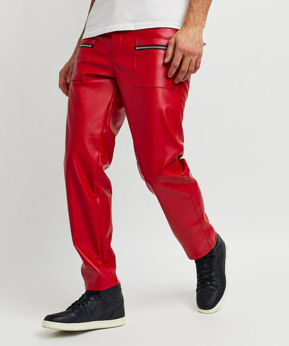 Reason Clothing Sale | Tommy Leather Flare Denim