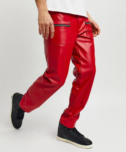 Reason Clothing Sale | Tommy Leather Flare Denim