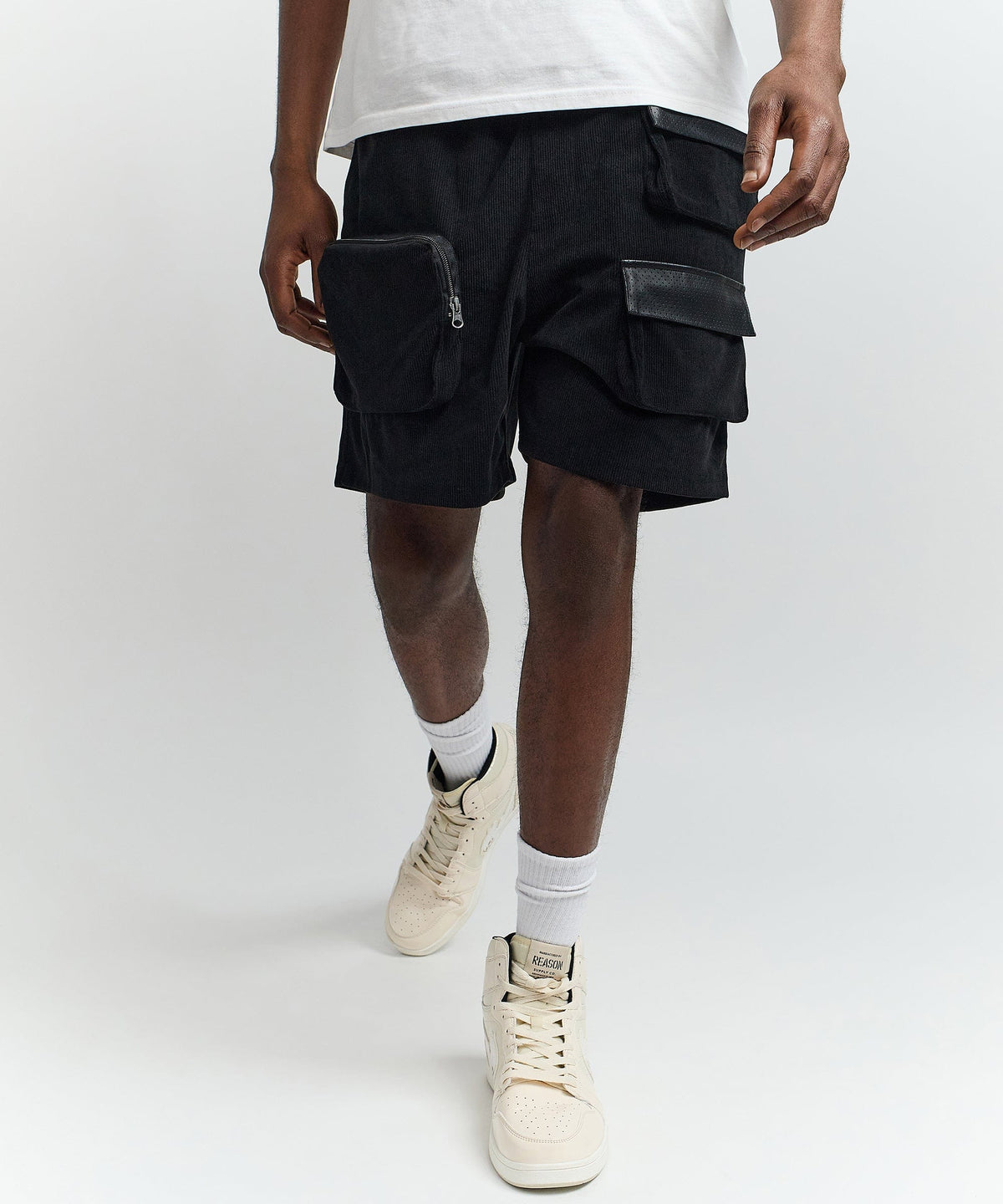 Reason Clothing Top Pick | Utility Shorts - Black