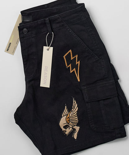 Reason Clothing Value | Havoc Patches Cargo Short