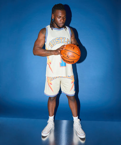 Reason Clothing Signature | Hustler Basketball Jersey - Khaki