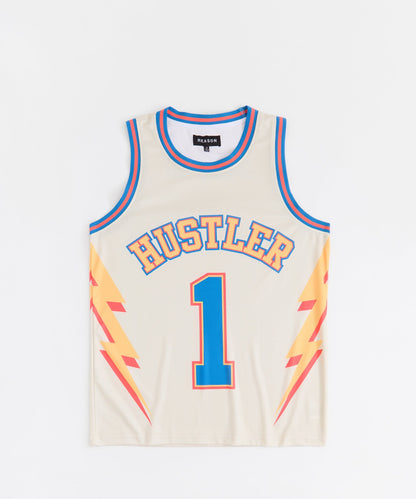 Reason Clothing Signature | Hustler Basketball Jersey - Khaki