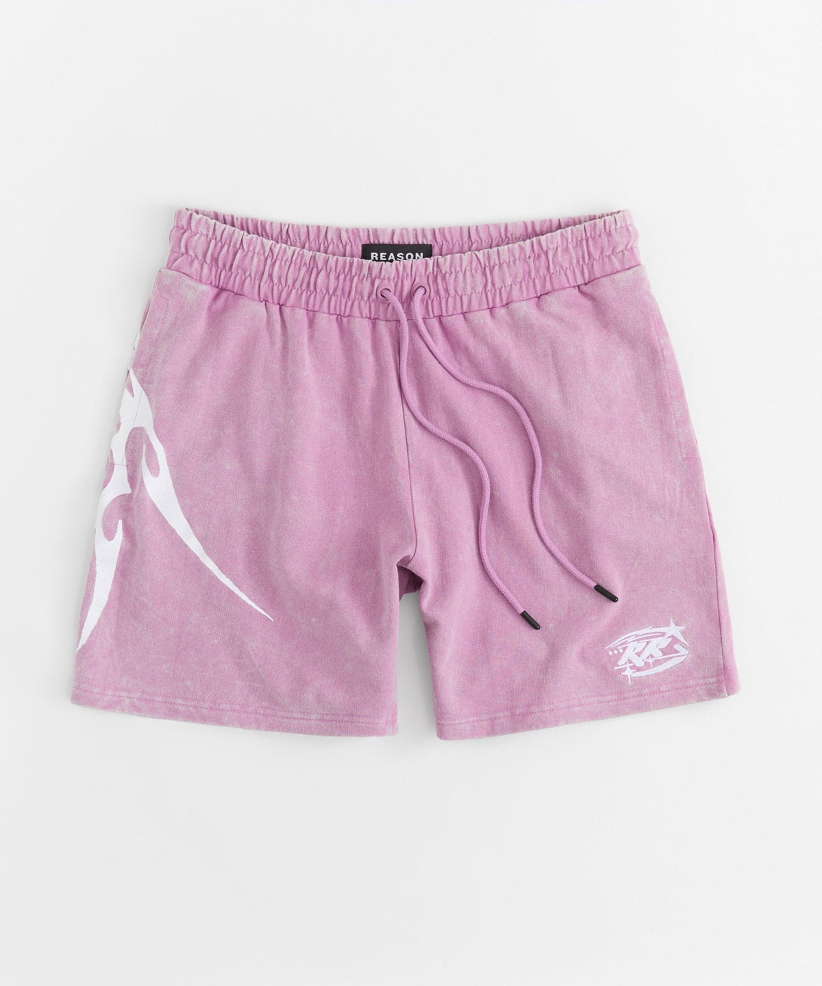 Reason Clothing Best Price | Washed Out Athletic Fit Short -Purple
