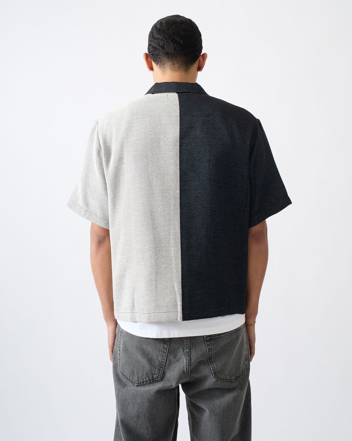 Reason Clothing Premium | Scarface Tapestry Button Down - Black/White