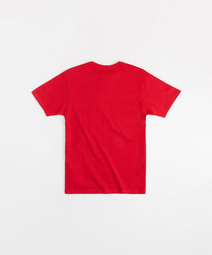 Reason Clothing Popular | Cub Chenille Patched Short Sleeve Tee - Red