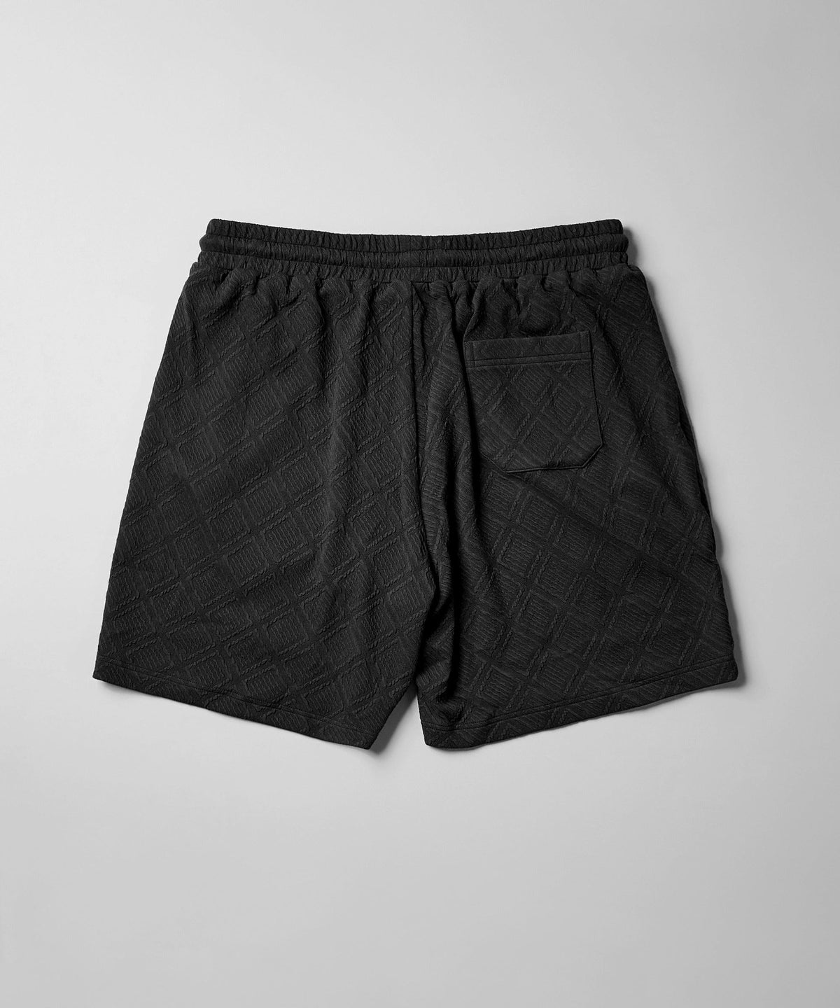 Reason Clothing Top Pick | Jacquard Knit Shorts - Black