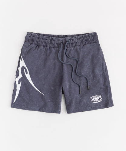 Reason Clothing Latest | Washed Out Athletic Fit Short - Navy