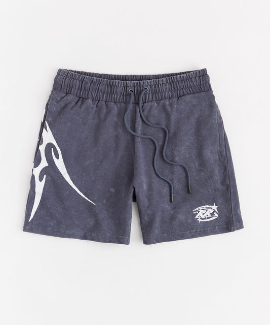 Reason Clothing Latest | Washed Out Athletic Fit Short - Navy