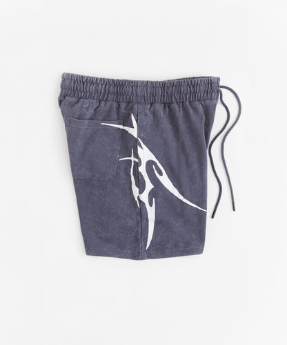 Reason Clothing Latest | Washed Out Athletic Fit Short - Navy
