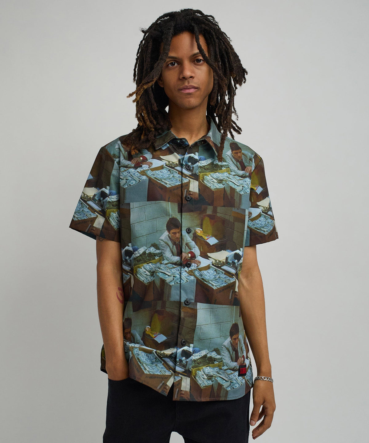 Reason Clothing Featured | Scarface Money Woven Shirt
