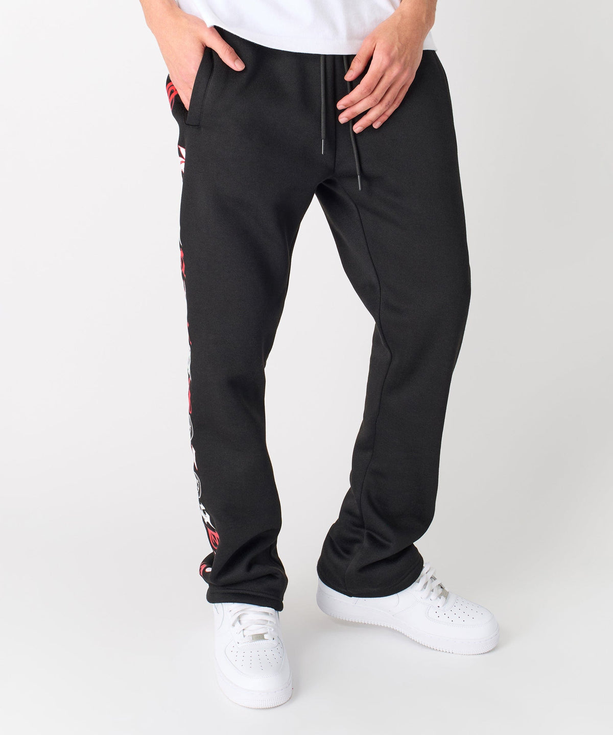 Reason Clothing Deals | Heartless Flare Fleece Pant