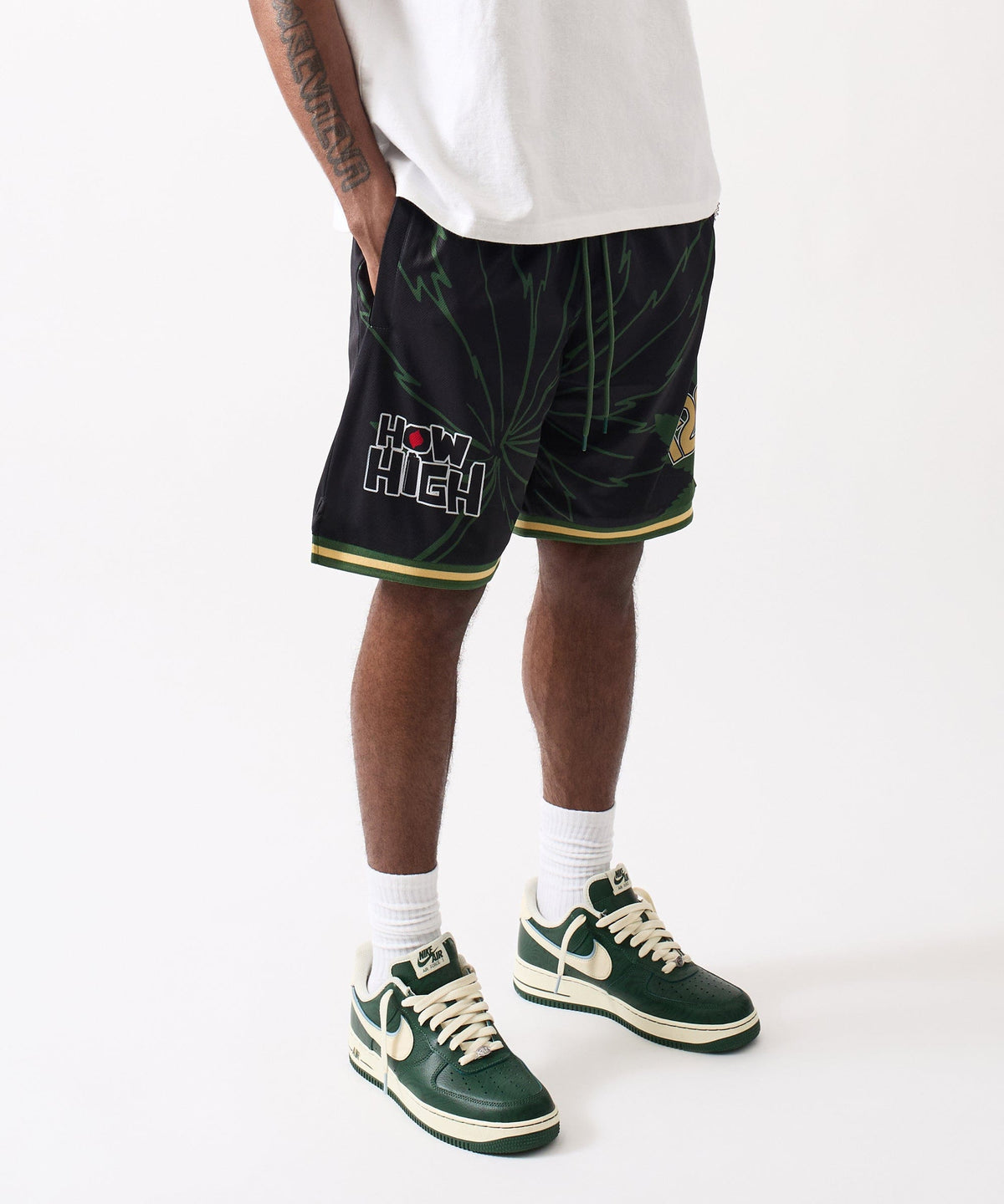 Reason Clothing Trusted | How High Basketball Short - Black