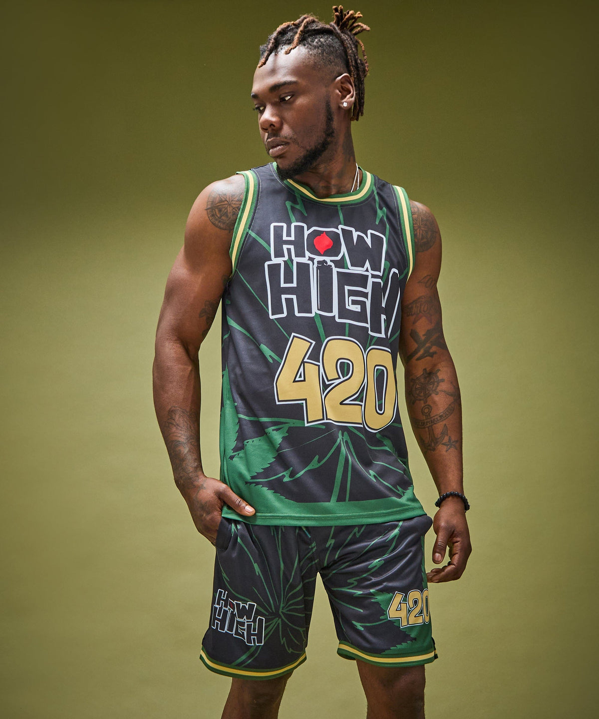 Reason Clothing Trusted | How High Basketball Short - Black