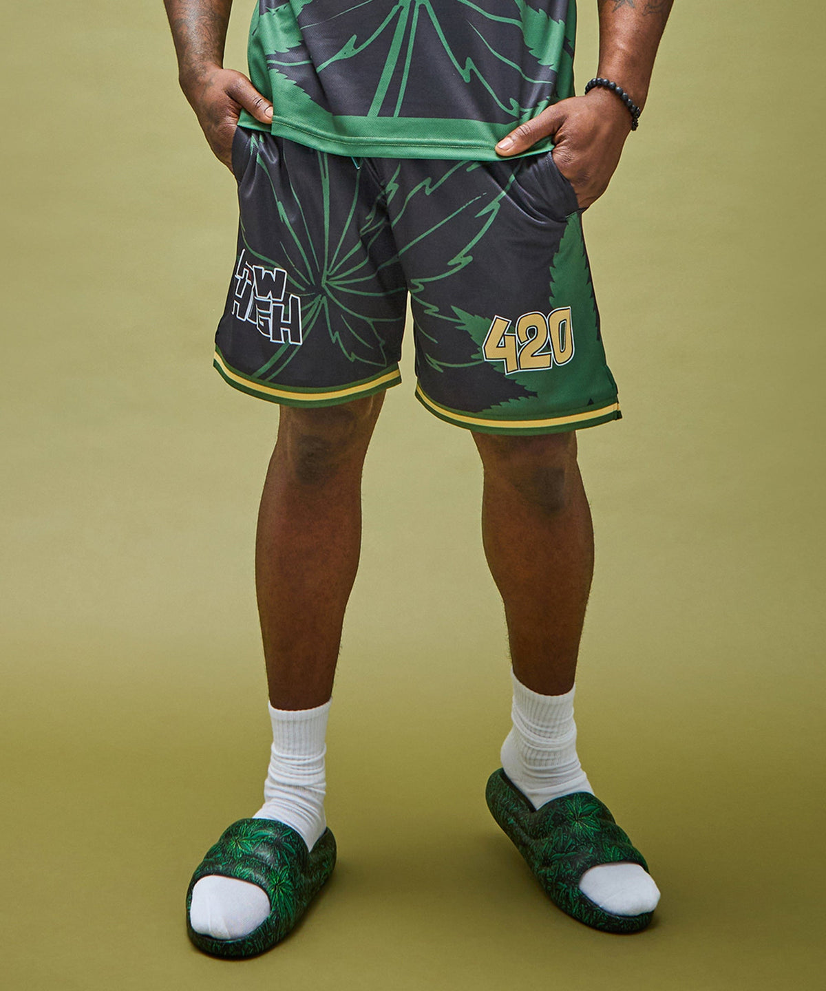 Reason Clothing Trusted | How High Basketball Short - Black