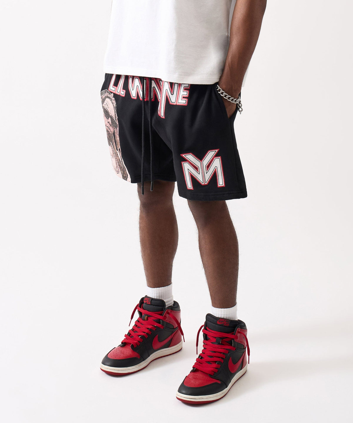 Reason Clothing Exclusive | Lil Wayne Fleece Short - Black