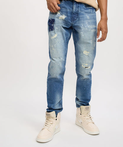 Reason Clothing Special Offer | Winter Canyon Denim Pant - Dark Blue