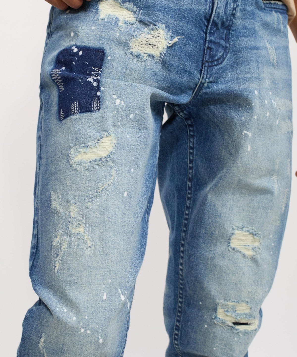 Reason Clothing Special Offer | Winter Canyon Denim Pant - Dark Blue