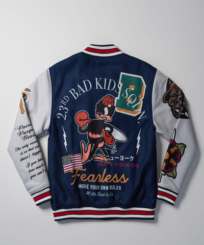 Reason Clothing Quality | Fearless Varsity Jacket