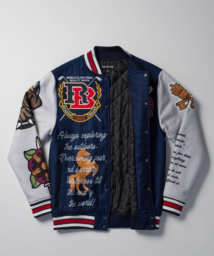 Reason Clothing Quality | Fearless Varsity Jacket