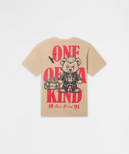 Reason Clothing Everyday | One Of A Kind Rhinestones Short Sleeve Tee - Khaki