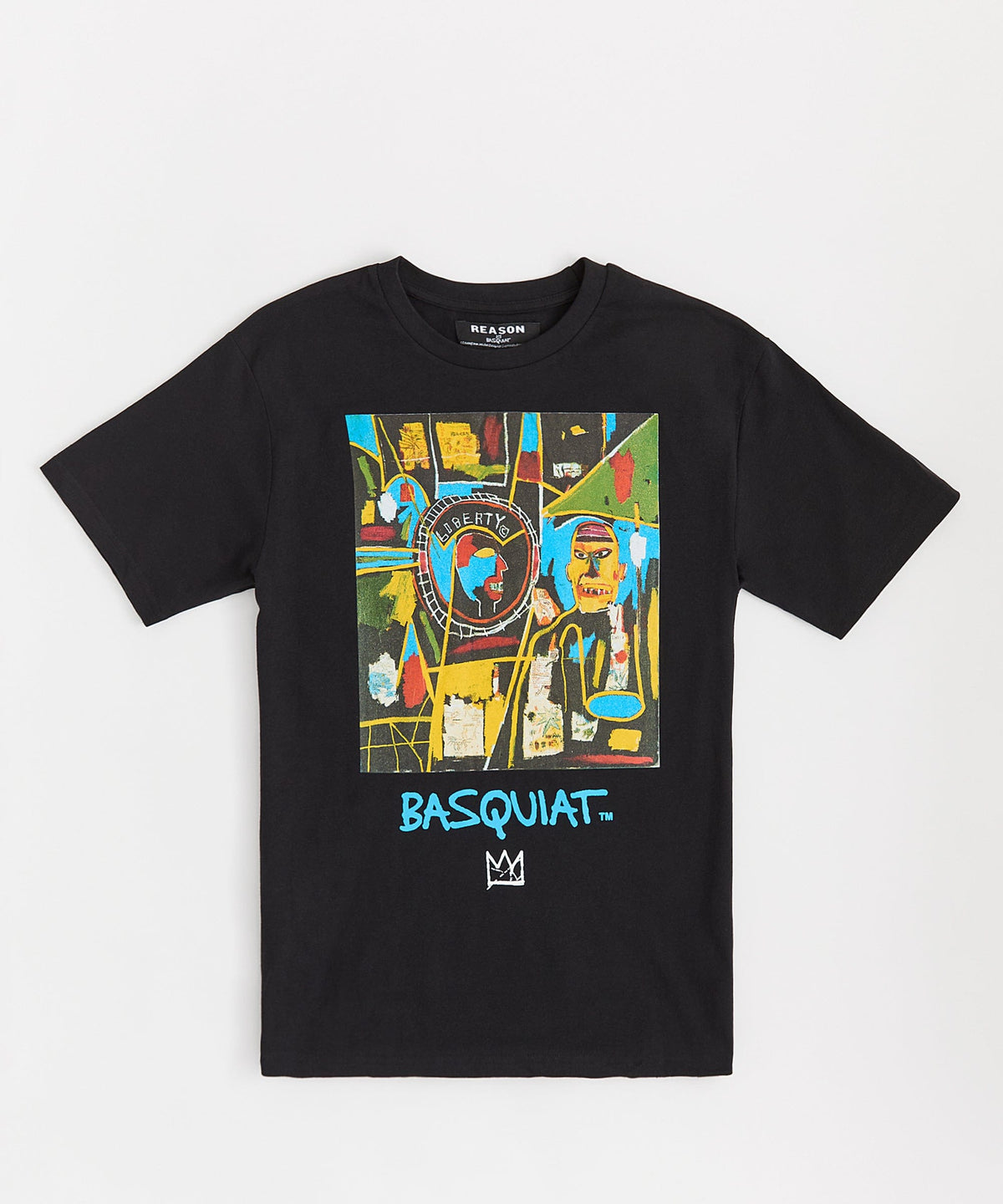 Reason Clothing Premium | Basquiat Two Sided Coin Tee - Black