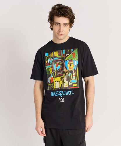 Reason Clothing Premium | Basquiat Two Sided Coin Tee - Black