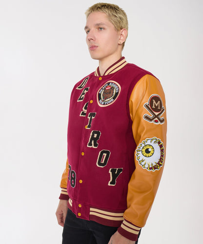 Reason Clothing Trusted | Destroy Varsity Jacket