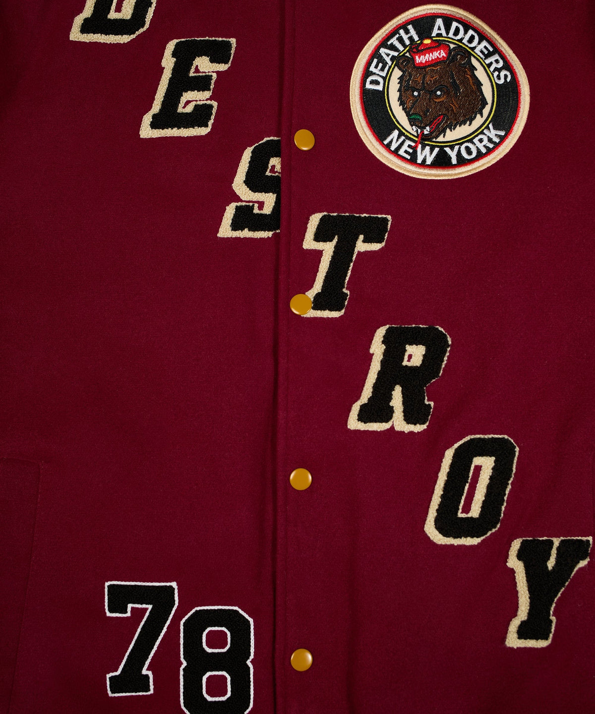 Reason Clothing Trusted | Destroy Varsity Jacket