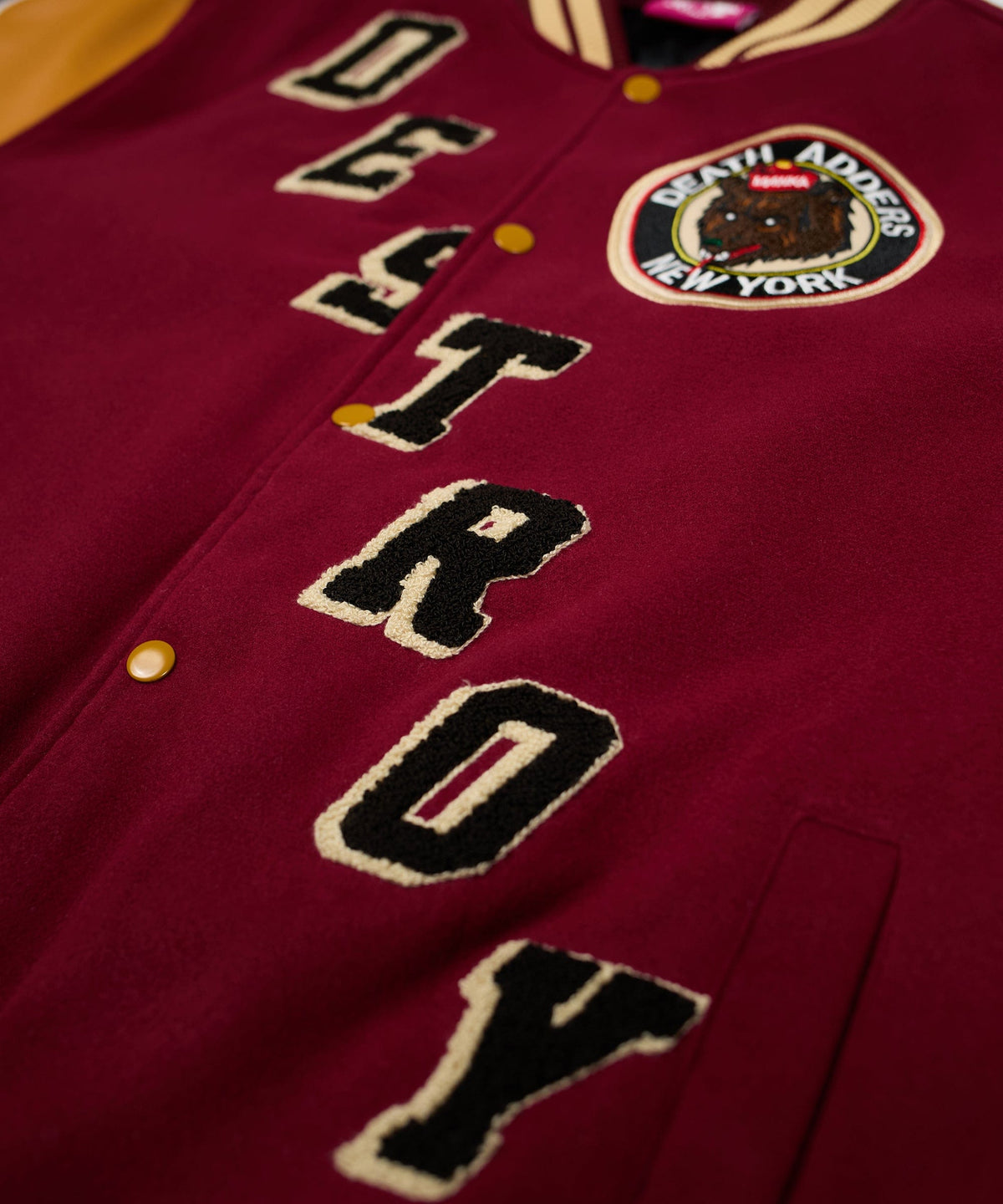 Reason Clothing Trusted | Destroy Varsity Jacket