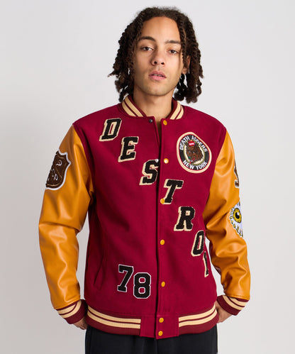 Reason Clothing Trusted | Destroy Varsity Jacket