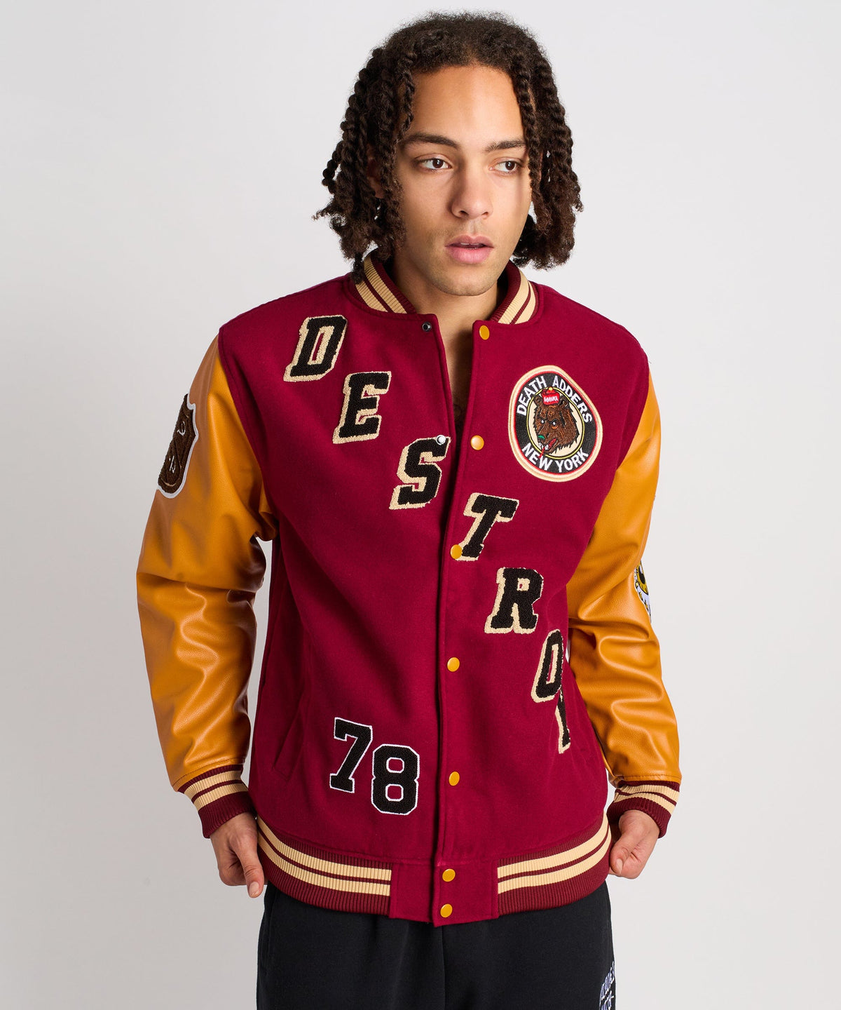 Reason Clothing Trusted | Destroy Varsity Jacket