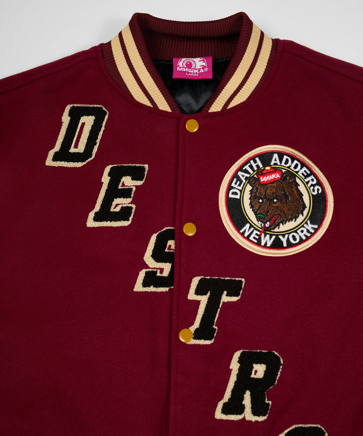 Reason Clothing Trusted | Destroy Varsity Jacket