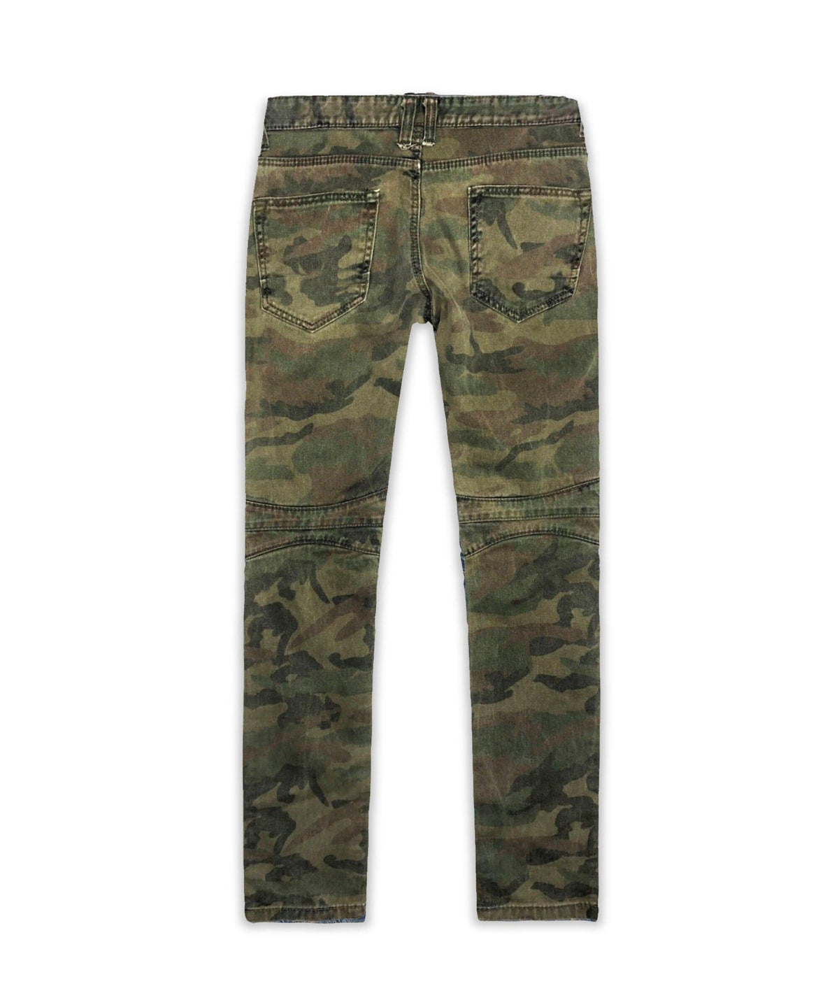 Reason Clothing Popular | Distressed Camo Denim Pant
