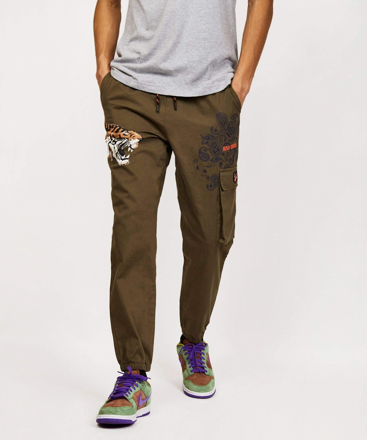 Reason Clothing Top Pick | Stand Joggers - Khaki