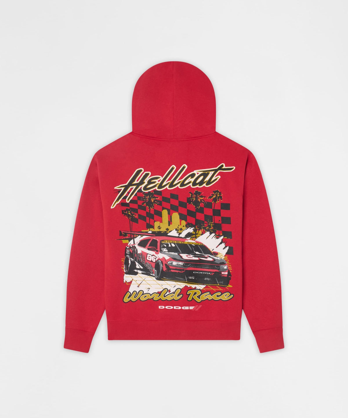 Reason Clothing Special Offer | Hellcat Full Zip Hoodie - Red