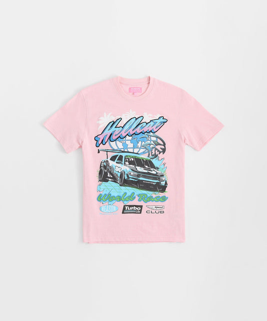 Reason Clothing Trending | Hellcat Racing Box Tee - Pink