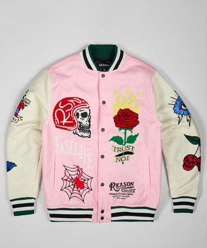 Reason Clothing Latest | Bridges Burn Bomber Jacket