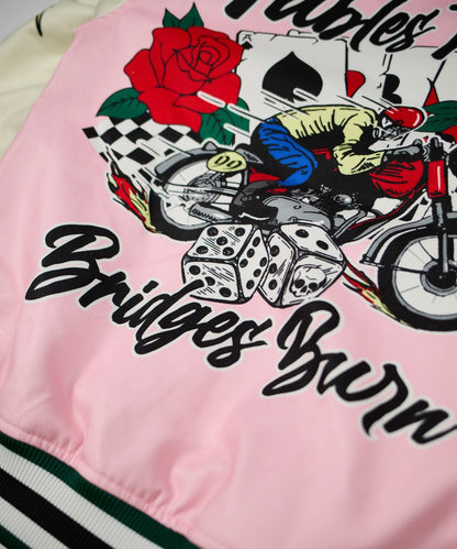 Reason Clothing Latest | Bridges Burn Bomber Jacket