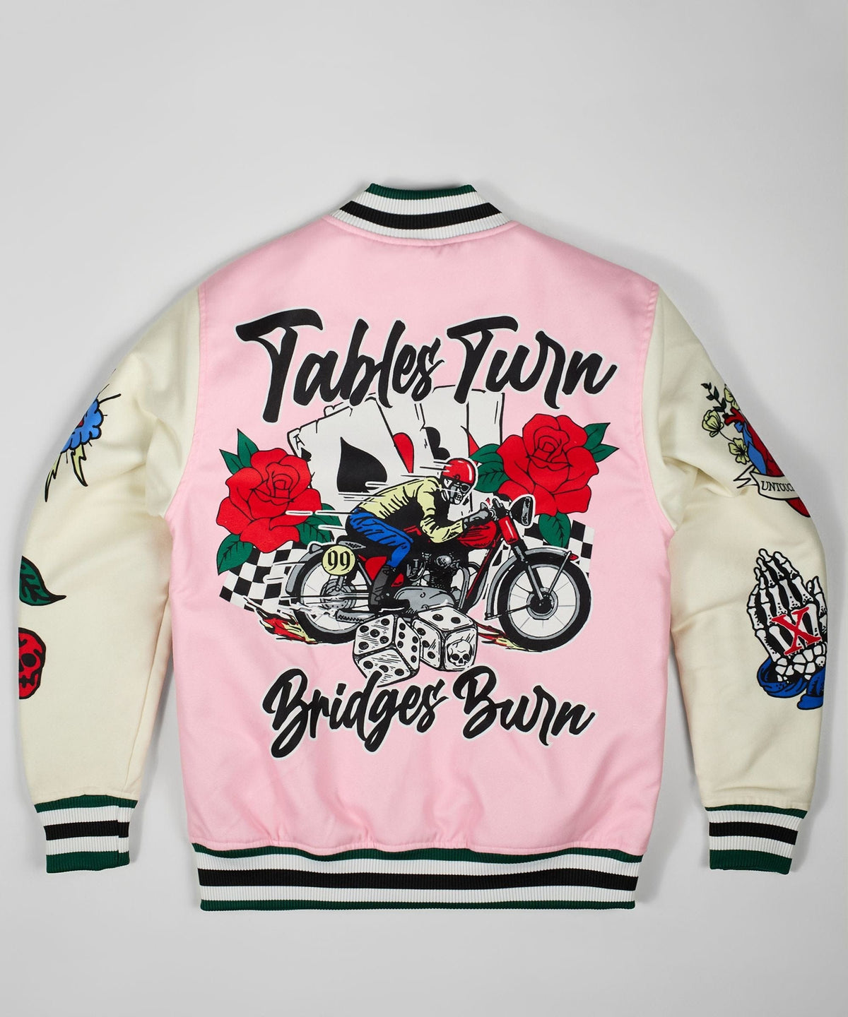 Reason Clothing Latest | Bridges Burn Bomber Jacket