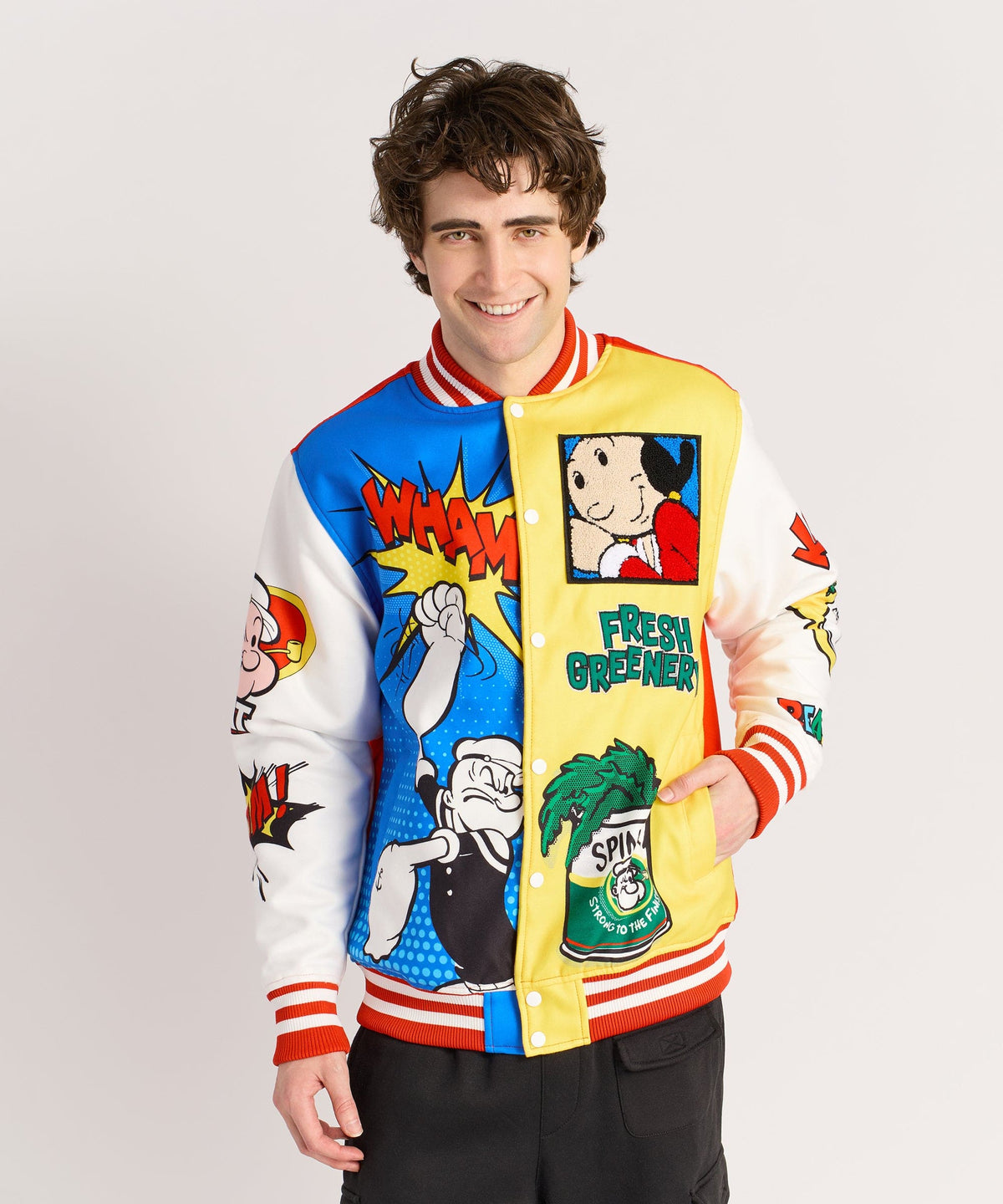 Reason Clothing Deals | Popeye Primary Bomber Jacket