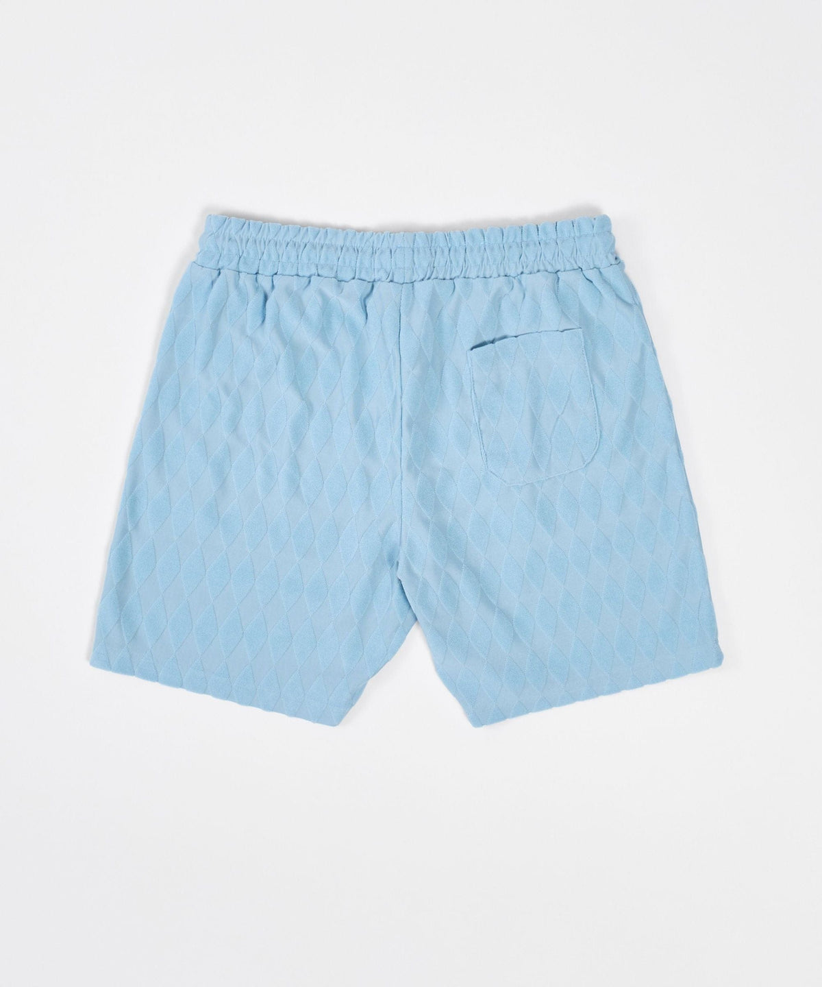 Reason Clothing New | Diamond Plate Towel Short - Light Blue